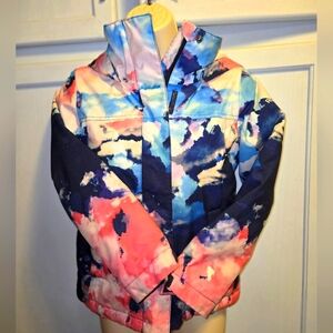 Medium Roxy brand girls winter coat in Galaxy